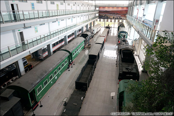 2014年8月。昆明北站与云南铁路博物馆。博物馆内部陈列室。
